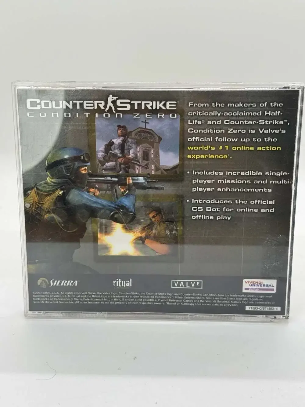 Counter-Strike: Condition Zero PC CD-ROM 2-Disc Game